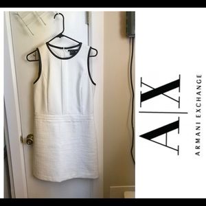 Chic Armani Exchange White Dress
